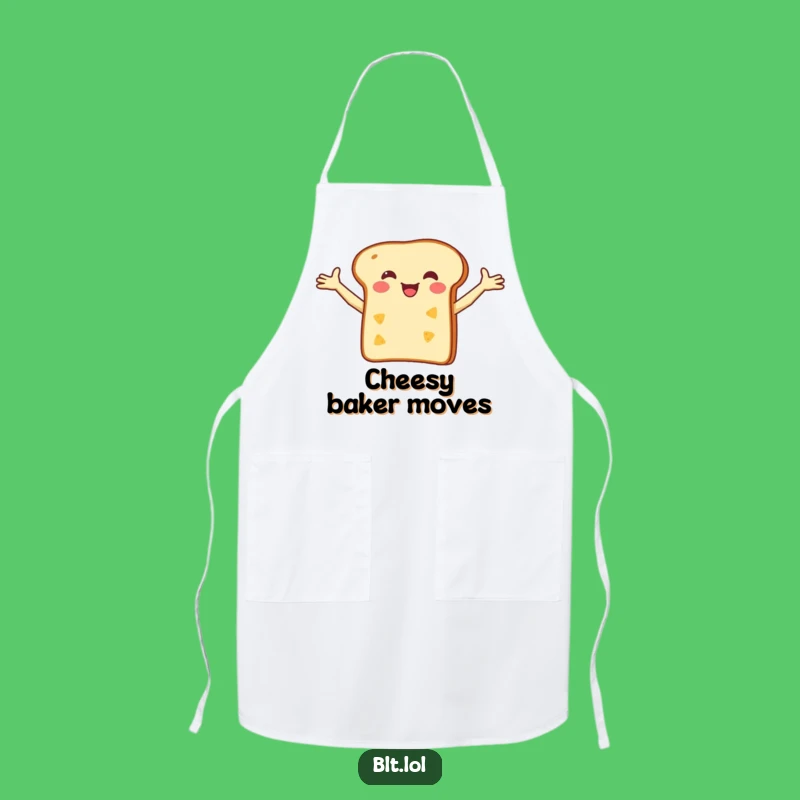 Funny Bread Cheese Apron: Kitchen Fun with Foodie Pals, Perfect Funny Gift!