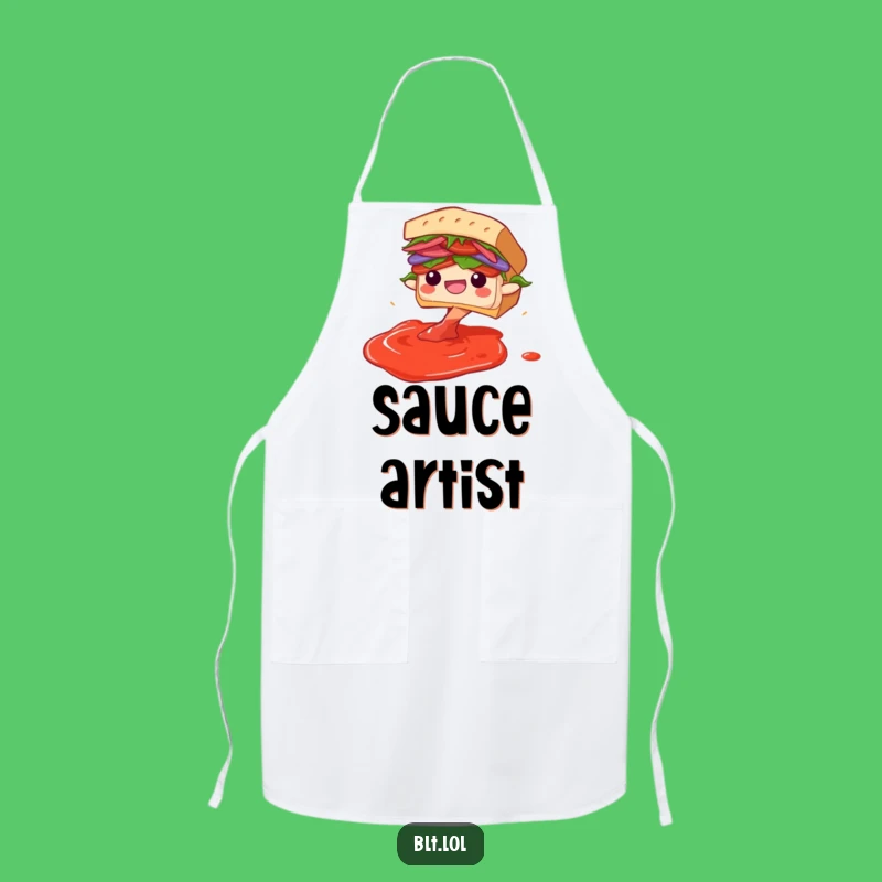 Funny Diving BLT Sandwich Apron: Kitchen Sauce Humor, Great Gift