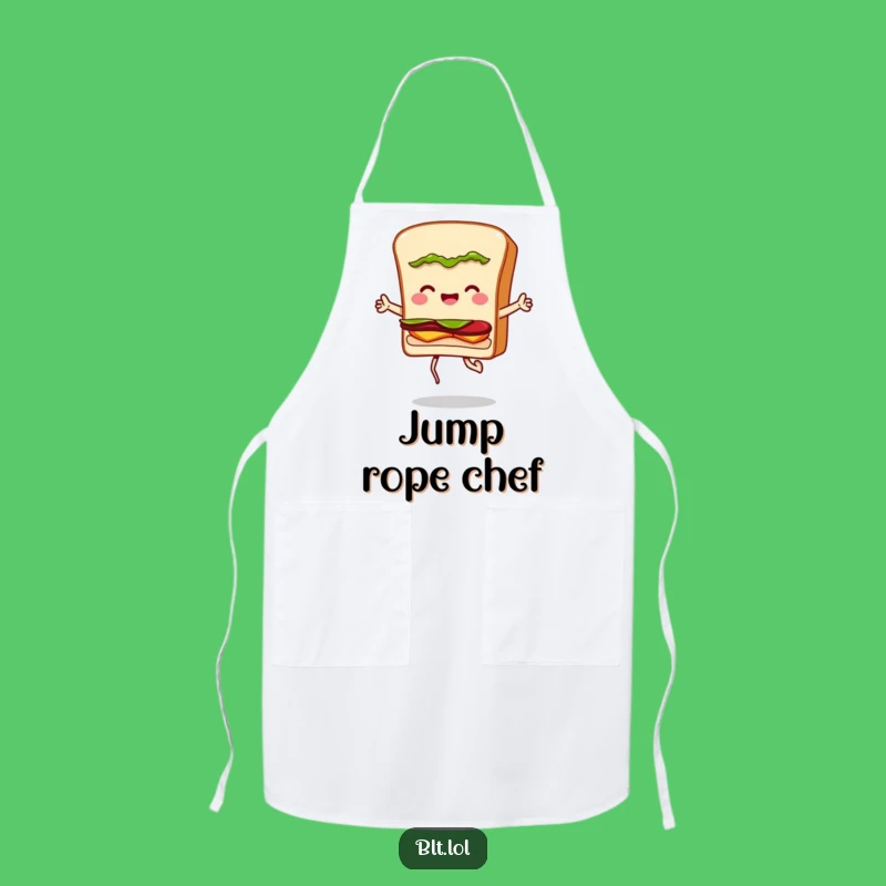 Funny BLT Sandwich Jumping Rope Apron: Cook Up Laughs in the Kitchen with This Hilarious Chef's Attire