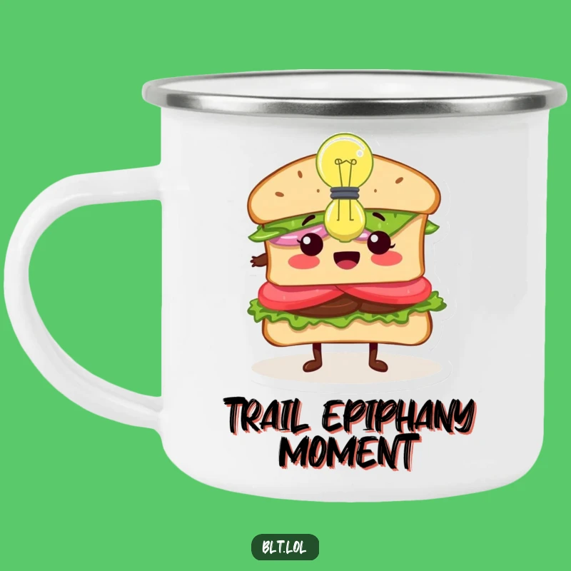 Funny Inspired BLT Sandwich Camping Mug - Brilliant Drinkware for Thinkers