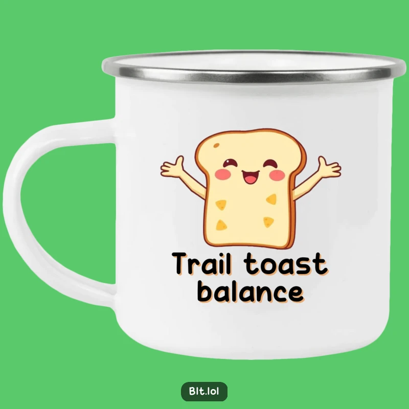 Funny Bread Cheese Camping Mug: Outdoor Feasts with Foodie Fun, Perfect Funny Gift!