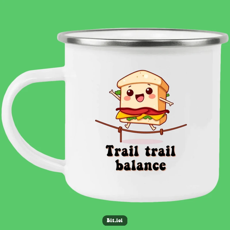 Durable Funny BLT Tightrope Walker Camping Mug - Outdoor Adventure Gift