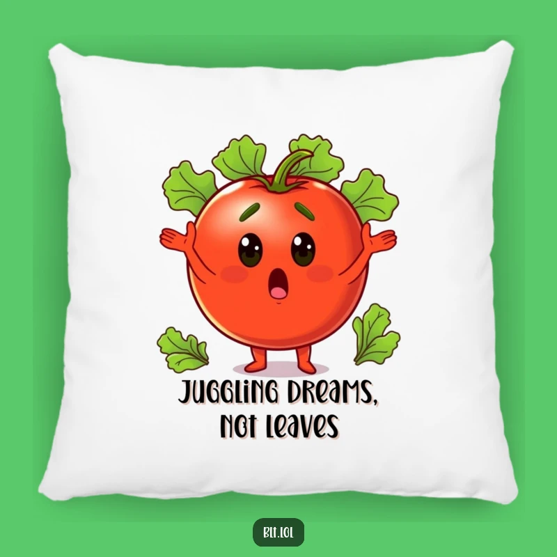 Funny Tomato Juggling Pillow: Cozy Comfort with Veggie Humor for Home Decor Gift