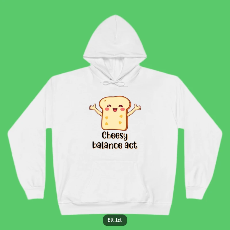 Funny Bread Cheese Hoodie: Cozy Up with Comfort Food Humor, Perfect Funny Gift!