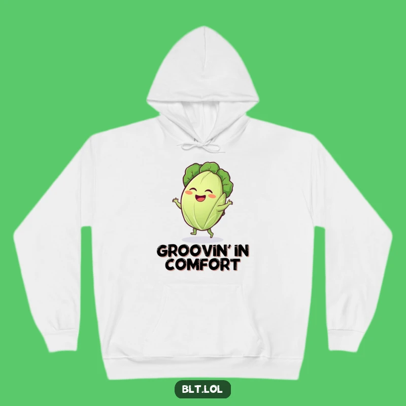 Funny Lettuce Dance Hoodie: Cozy & Cheerful Veggie Apparel