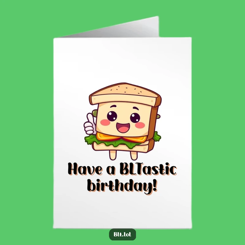 Free Printable Birthday Card: BLT Thumbs Up Downloadable Gift