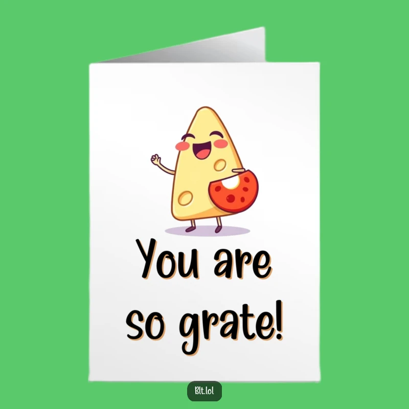 Free Printable Birthday Card: Laughing Cheese Joke Downloadable Gift for a Cheesy Celebration!