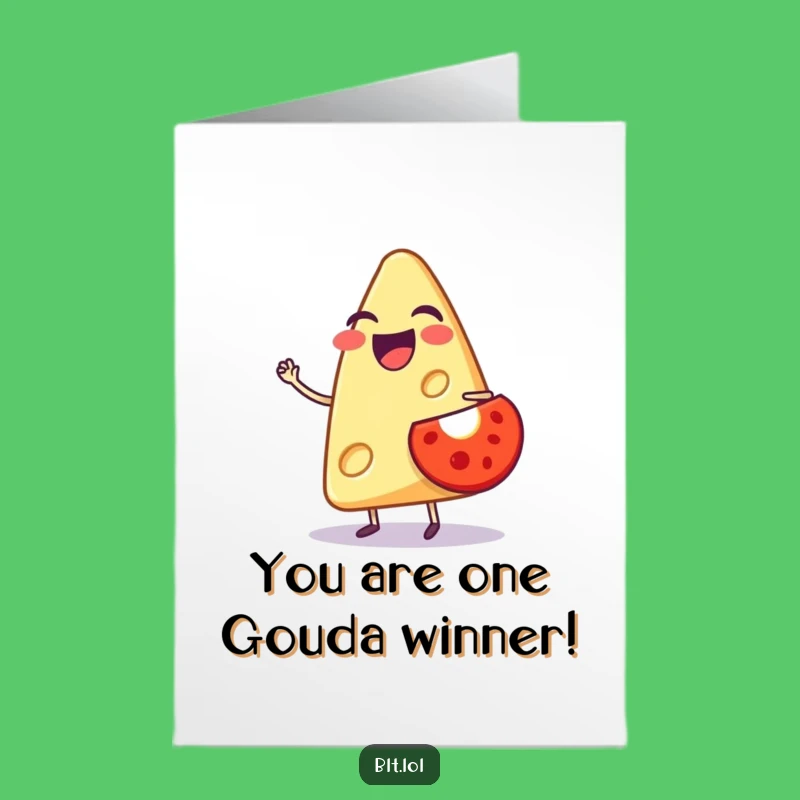 Free Printable Congrats Card: Cheesy Grin Downloadable Gift for Celebrating Big Wins!