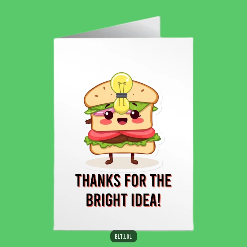 Free Printable BLT Insight Thank You Card Thoughtful Downloadable Gift