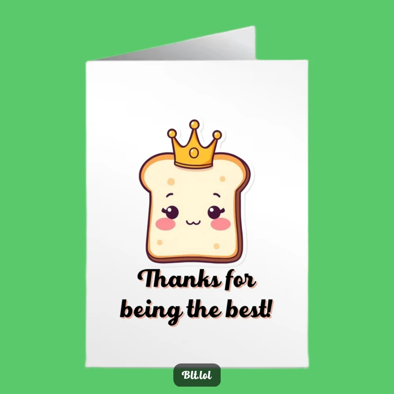 Free Printable Thank You Card: Royal Bread, Crown, Grateful Thanks