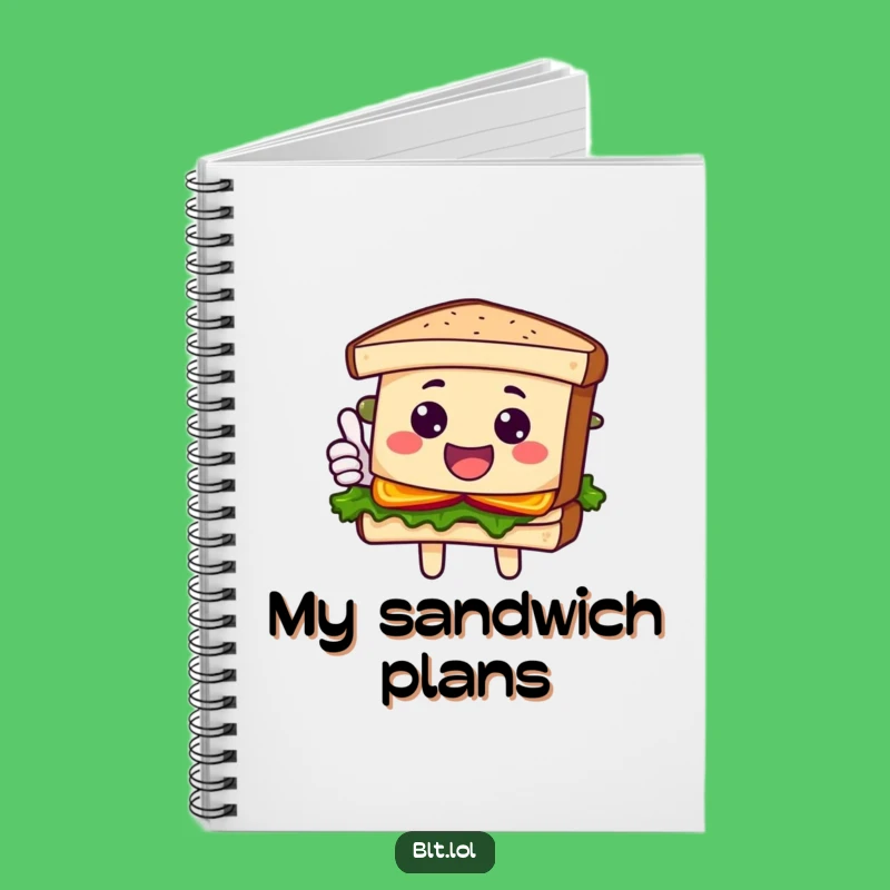 Funny BLT Sandwich Notebook: Jot Down Ideas with Foodie Fun, Great Funny Gift!