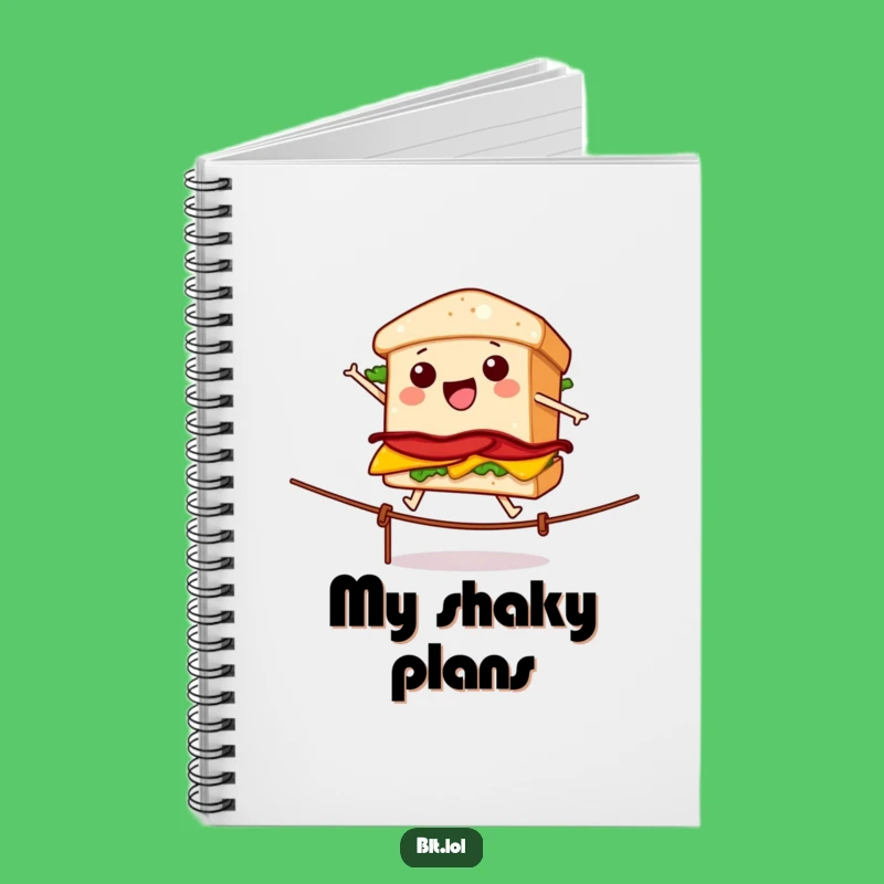 Funny BLT Tightrope Walker Notebook - Jot Down Daring Ideas