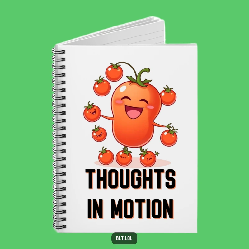 Funny Tomato Juggling Notebook: Jot Down Garden Ideas