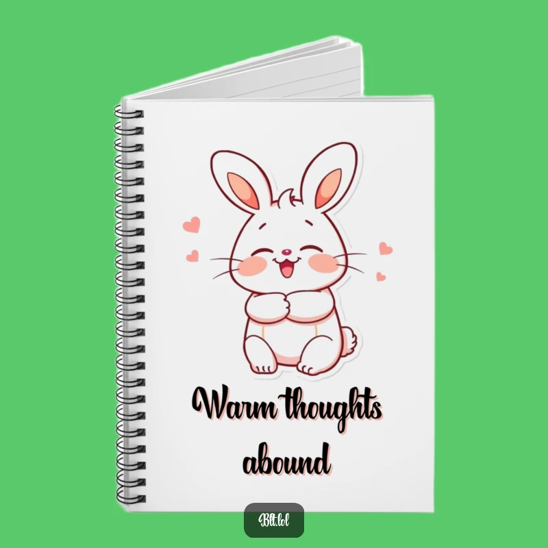 Funny Bun Hugging Notebook: Jot Down Your Warm Thoughts!