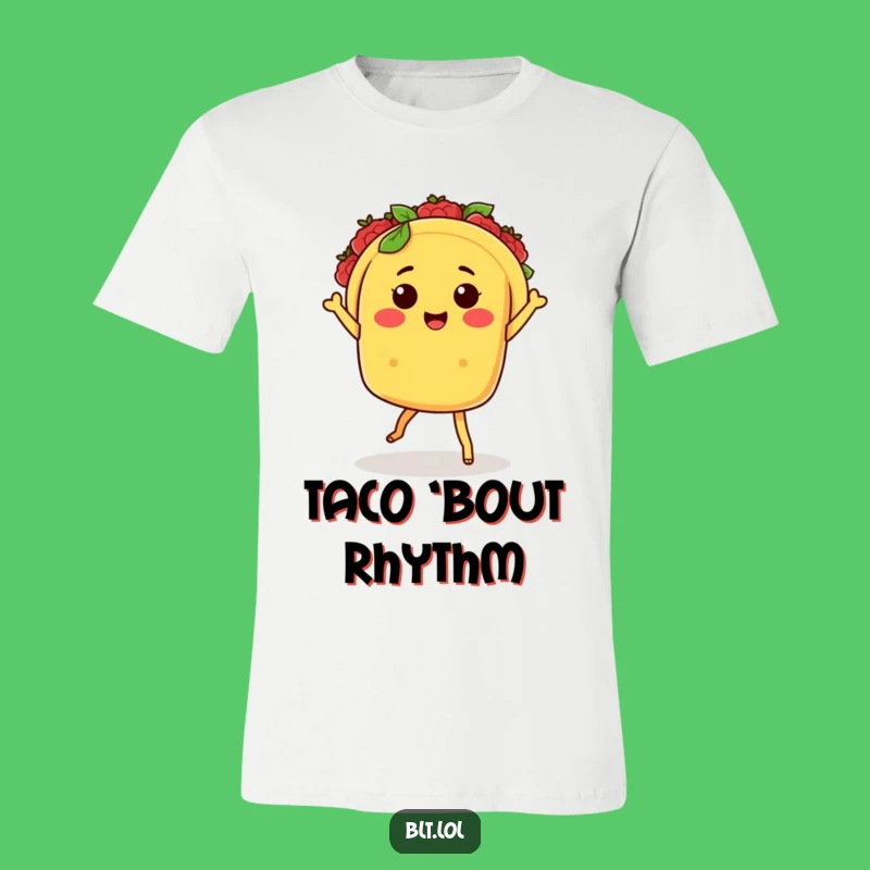 Funny Kawaii Taco Salsa Dancer T-Shirt: Hilarious Gift for Foodies and Dancers