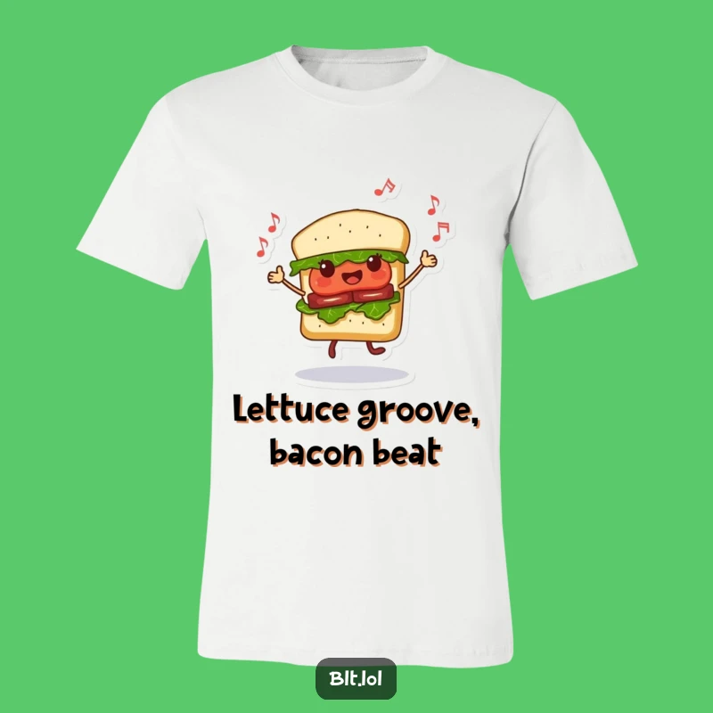 Funny Dancing BLT Sandwich T-Shirt - Groovy Musical Apparel for Sandwich Fans