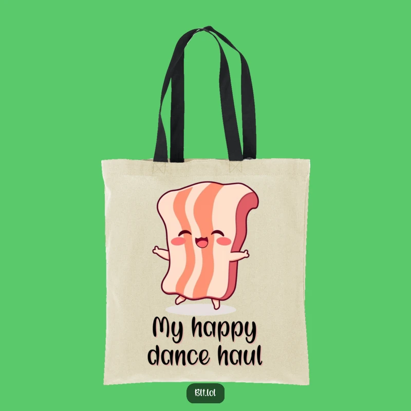 Funny Bacon Dance Tote Bag - Carry Your Fun, Perfect Humorous Shopping Gift