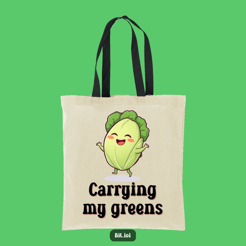 Funny Lettuce Dance Tote Bag: Carry Your Fun Everywhere