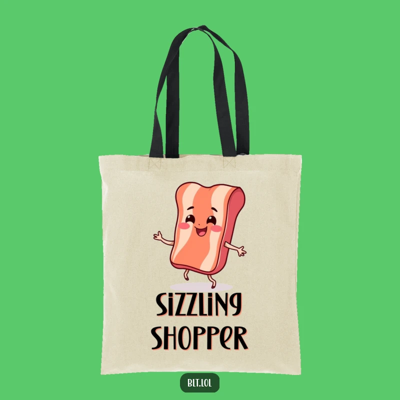 Funny Bacon Dance Tote Bag: Carry Breakfast Fun, Perfect Funny Gift!